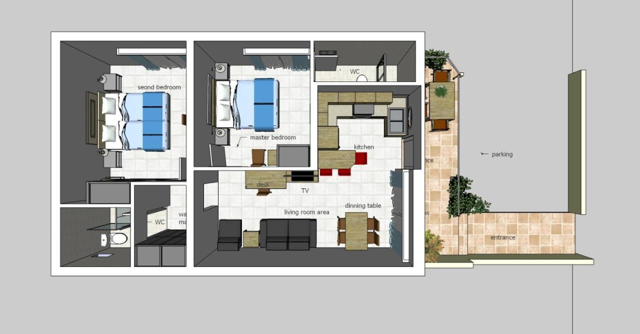 Dennis Stylish Apartment 카토다라초 외부 사진